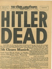 Stars and Stripes (Germany Edition), vol.1, no.28: Hitler Dead ...