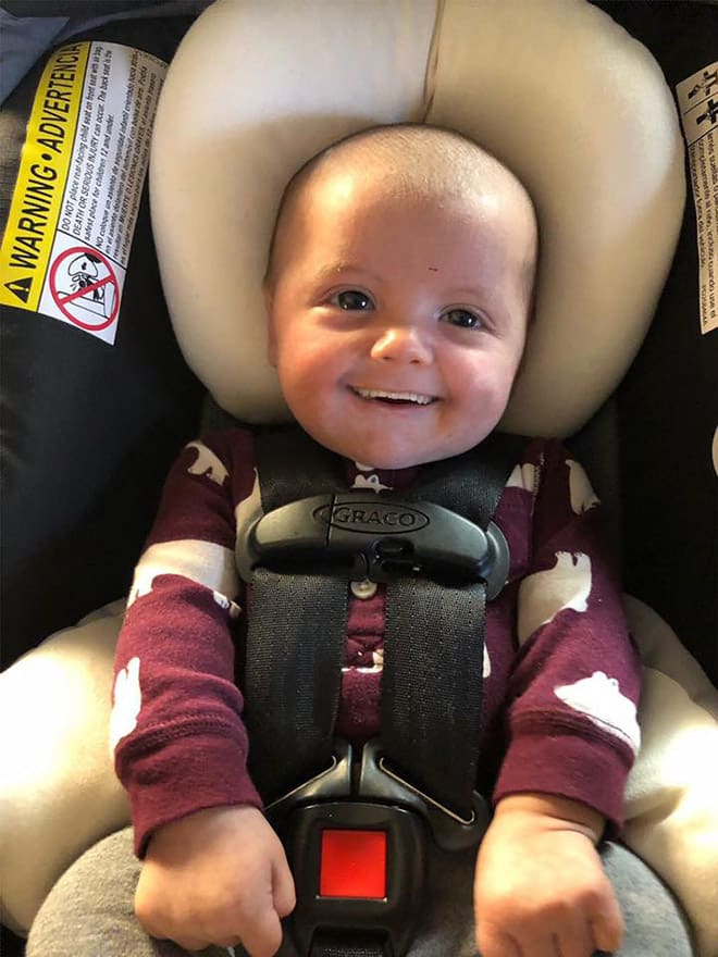 Babies with adult teeth look really creepy.