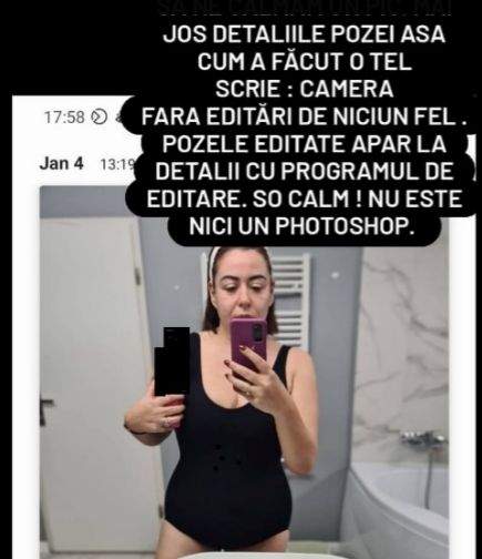 Oana Roman a apărut în body pe Instagram, iar fanii au criticat-o grav! ”Să ne calmăm” / FOTO