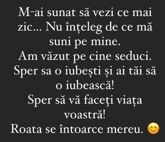 Amna, mesaj dur pentru fostul ei soț! Vedeta a luat foc pe Instagram: "Nu înțeleg de ce mă suni pe mine"