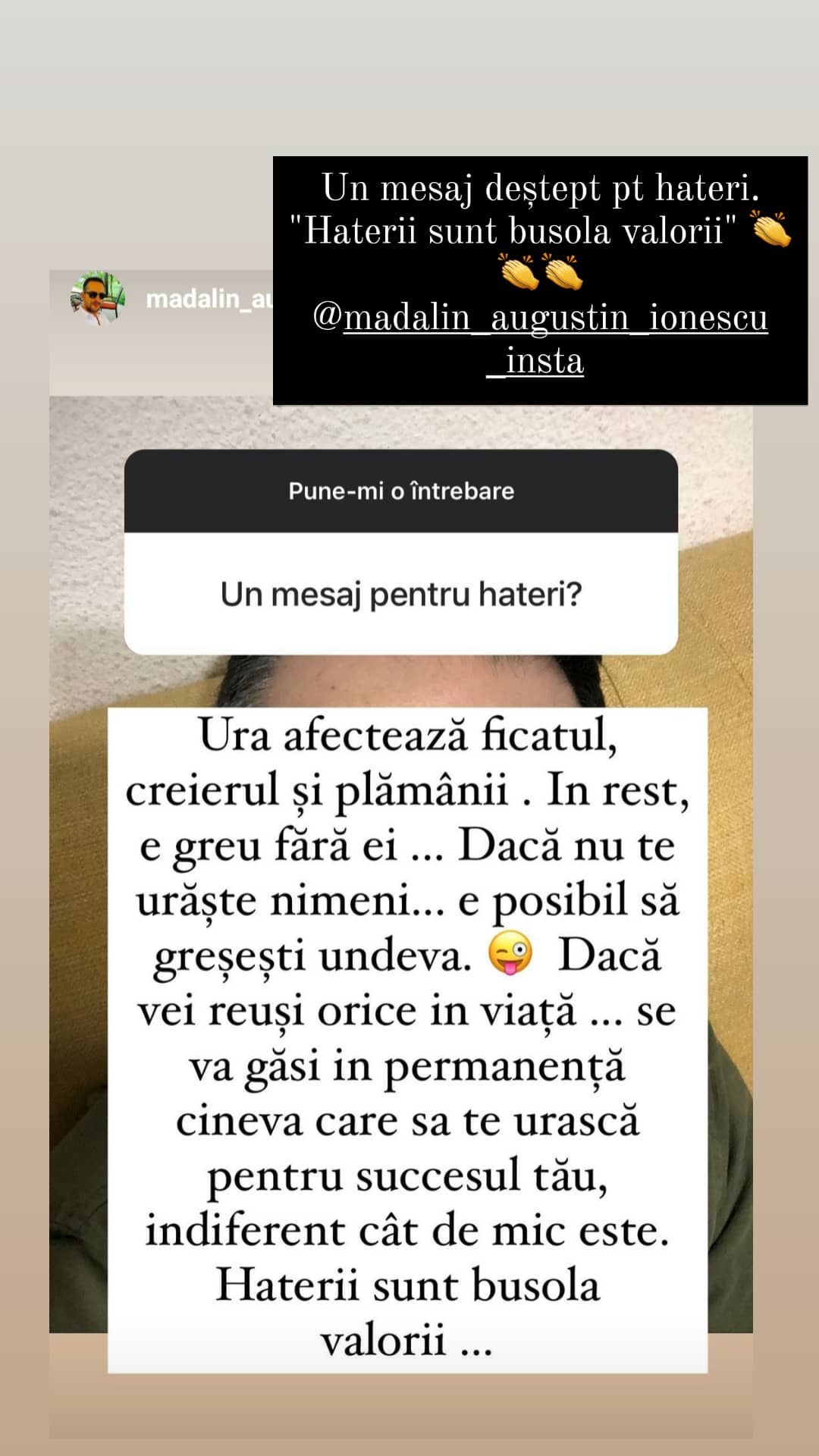 Oana Roman, un nou mesaj pentru hateri: “Ura afectează ficatul”