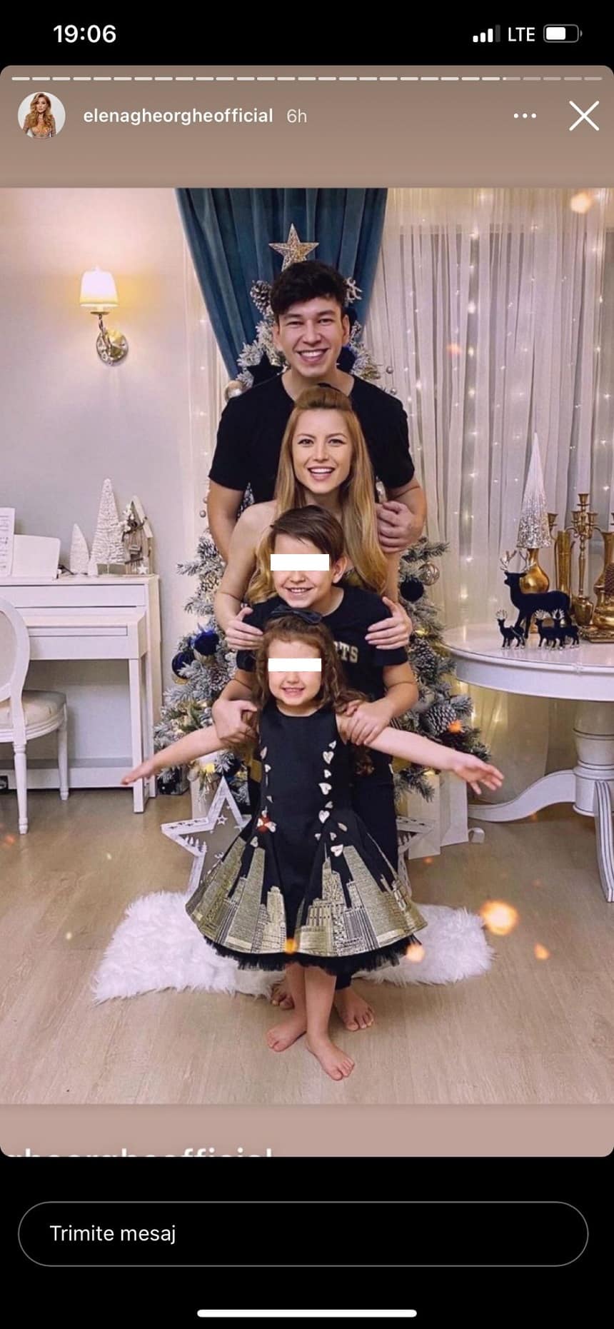 Elena Gheorghe, momente unice petrecute cu familia în a doua zi de Crăciun! Imaginea amuzantă cu cei mici