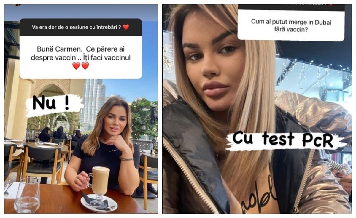 Carmen de la Sălciua nu s-a vaccinat împotriva noului coronavirus. Cum merge artista în mall-uri și în vacanțe, fără imunizare. A răspuns chiar ea! FOTO