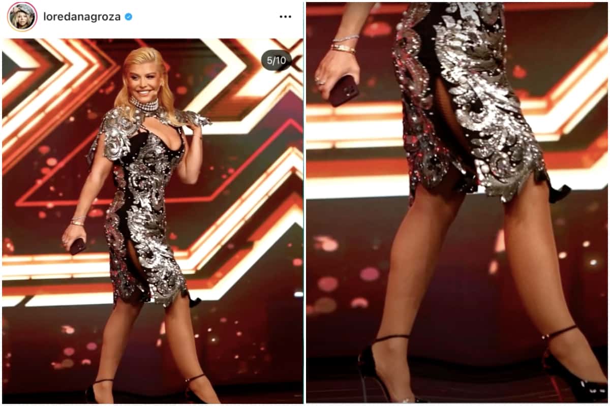 Loredana Groza a îndoit podeaua de la „X Factor”, la propriu. Cât mult a exagerat diva cu editarea pozelor