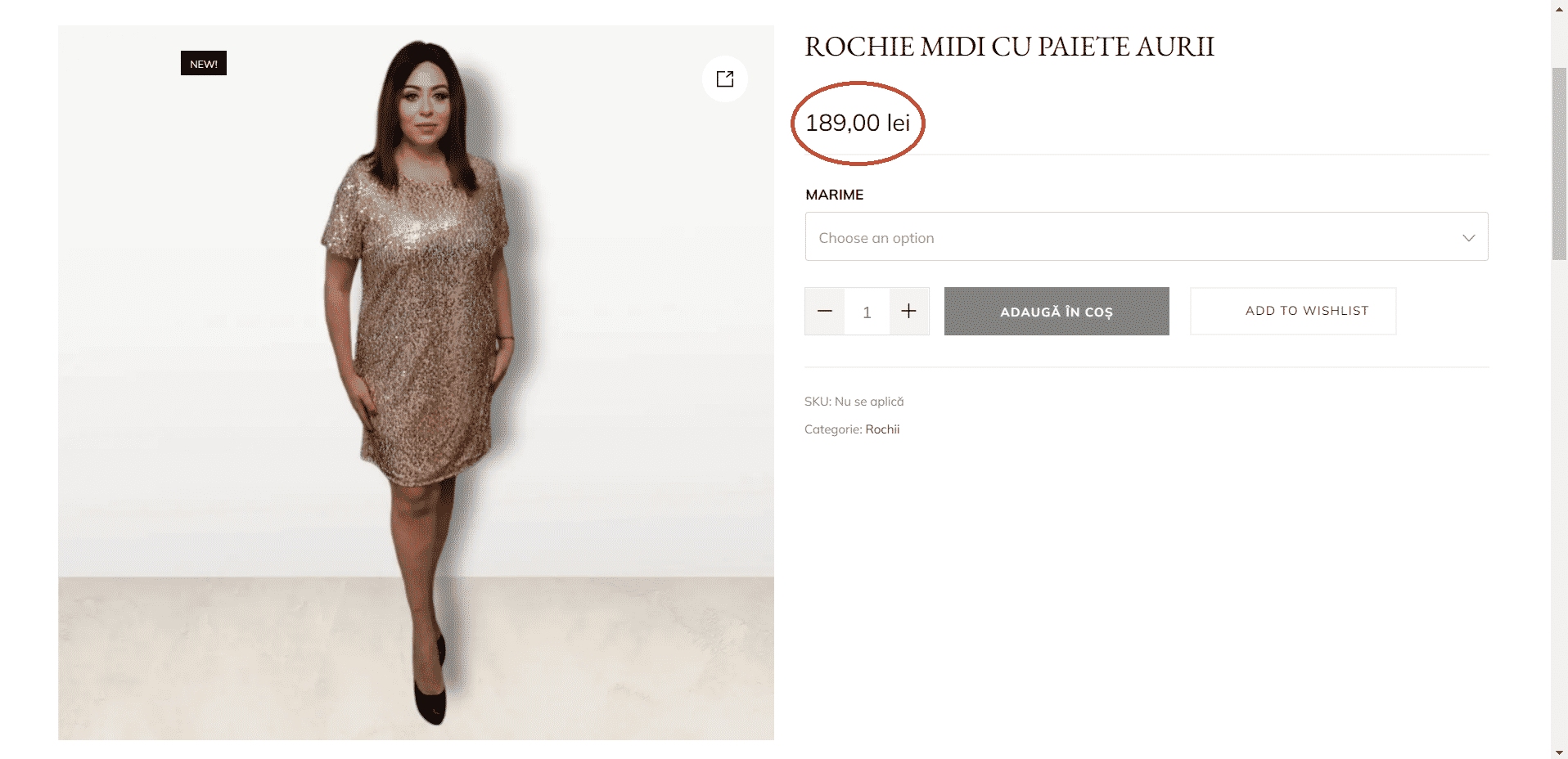 Cât costă cea mai ieftină rochie la magazinul online al Oanei Roman. Orice femeie și-o poate permite. FOTO