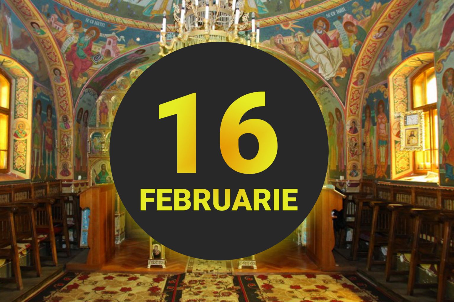 Calendar ortodox, miercuri, 16 februarie. Mai mulți sfinți sunt prăznuiți astăzi