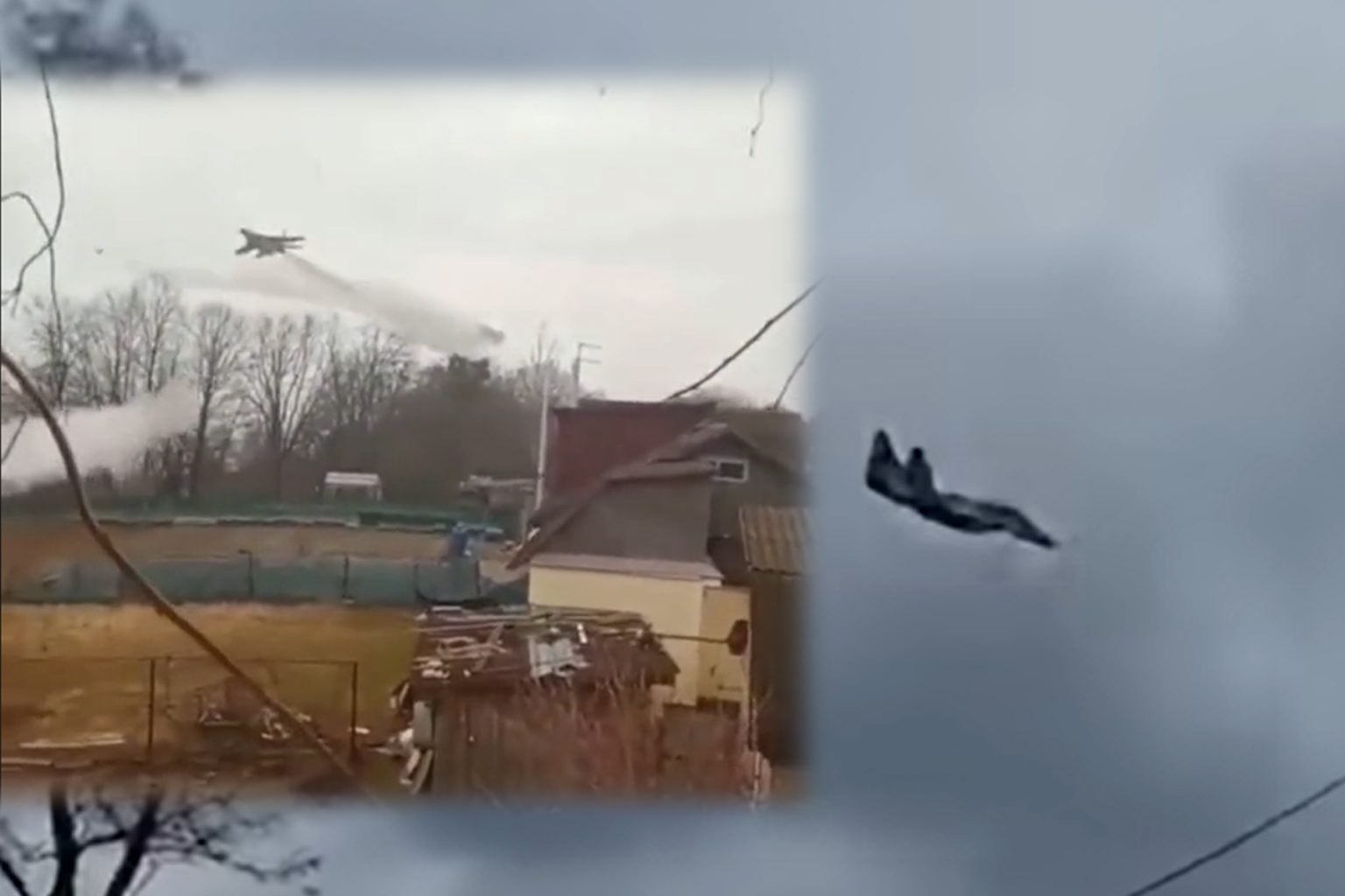 Imagini șocante din Ucraina. Un copil izbucnește în lacrimi după ce un avion bombardează locuințele din apropierea casei sale. VIDEO