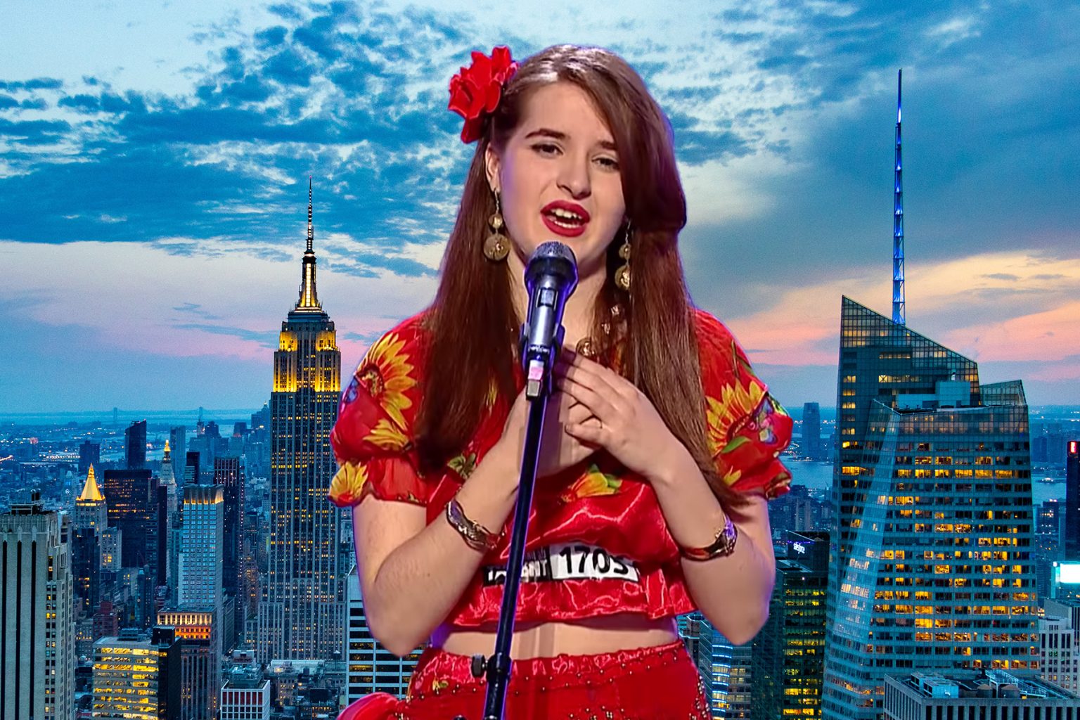 Isabela Stănescu, soprana de etnie romă de la „Românii au talent” a ajuns pe scena din New York