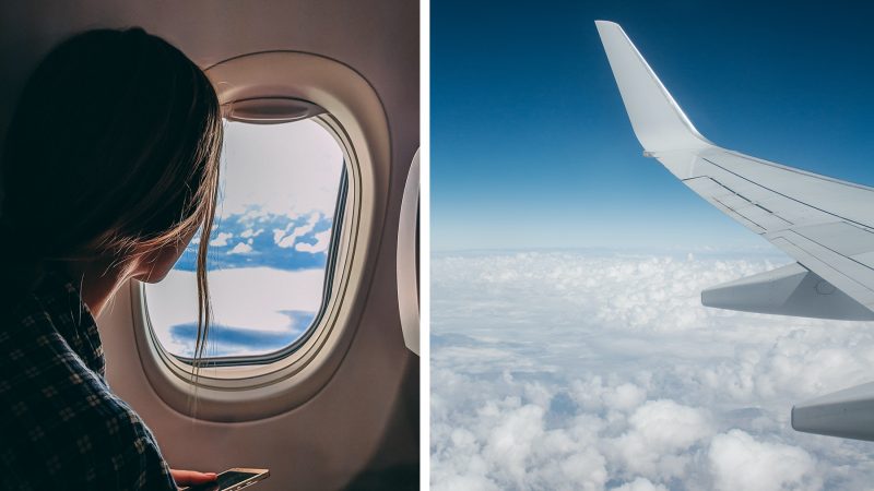 Momente de panică în timpul unui zbor! Un pasager s-a uitat pe geamul avionului și i-a împietrit inima