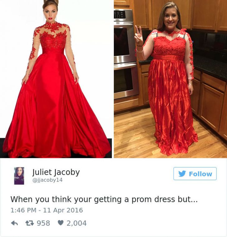 Mori de râs! Ce a primit o tânără în colet, după ce a comandat o rochie „superbă” de pe internet. Imaginile au devenit virale. FOTO