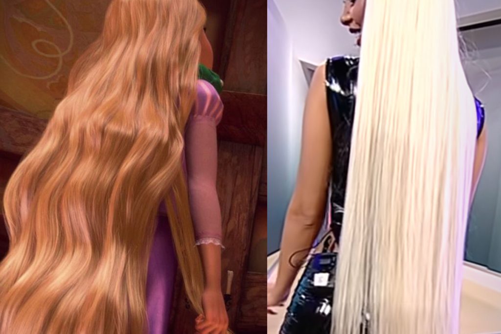 Apariție șoc! Cine este „Rapunzel de România.” Fanii au înnebunit când au văzut-o. VIDEO