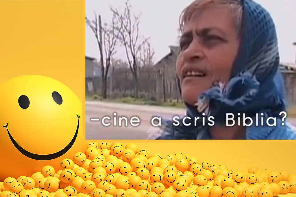 Mori de râs! Ce a răspuns o femeie de la țară, atunci când a fost întrebată cine a scris Biblia. VIDEO viral