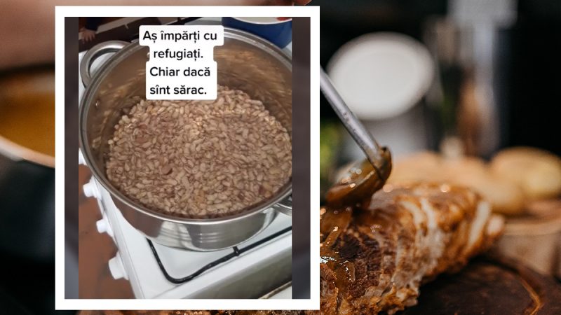 Ți se vor umple ochii de lacrimi! Un bărbat fără o mână gătește și mărturisește pe TikTok faptul că ar împărți mâncarea lui cu refugiații: „Chiar dacă sunt sărac”. VIDEO