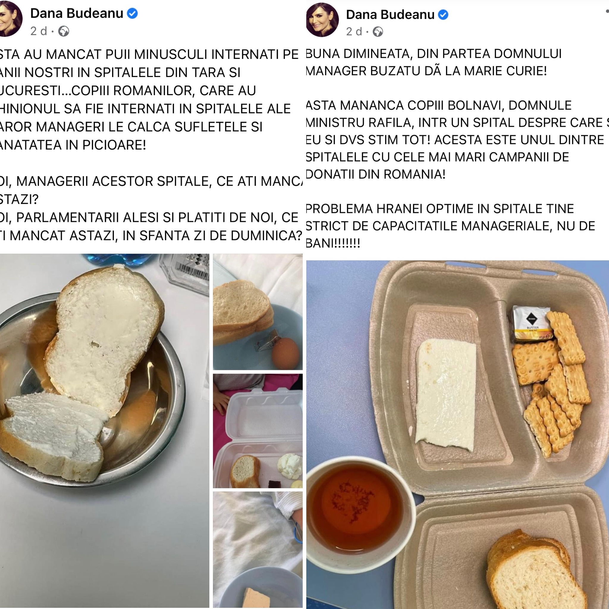 Dana Budeanu, atac dur asupra directorilor de spitale. Ce a deranjat-o pe vedetă
