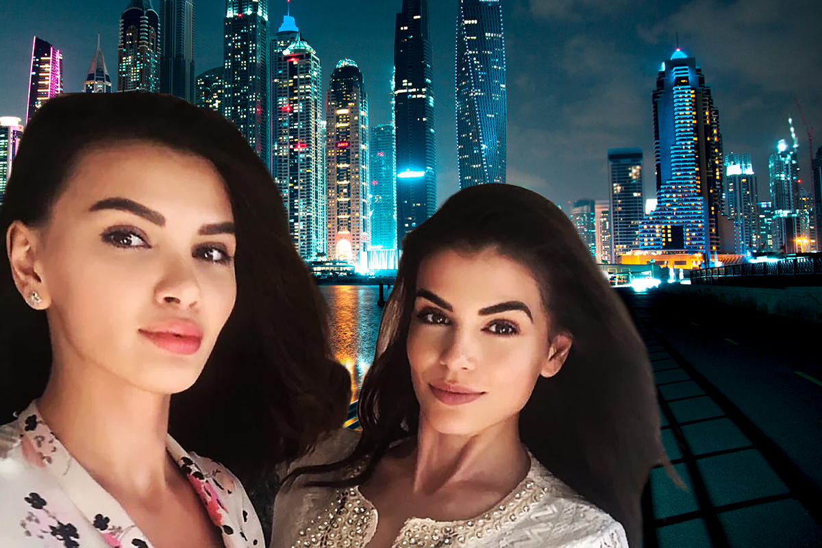 Ipostaza în care surorile Gabor au apărut în Dubai. Monica și Ramona au purtat ținute incredibile de mii de euro