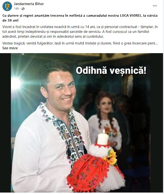 Dramă totală la o nuntă din Bihor. Un jandarm a murit în timp ce dansa. Ce a pățit bărbatul