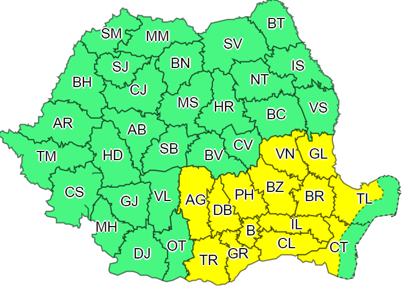 Meteorologii trag un semnal de alarmă! Vremea se schimbă radical. Cod galben de furtună și grindină