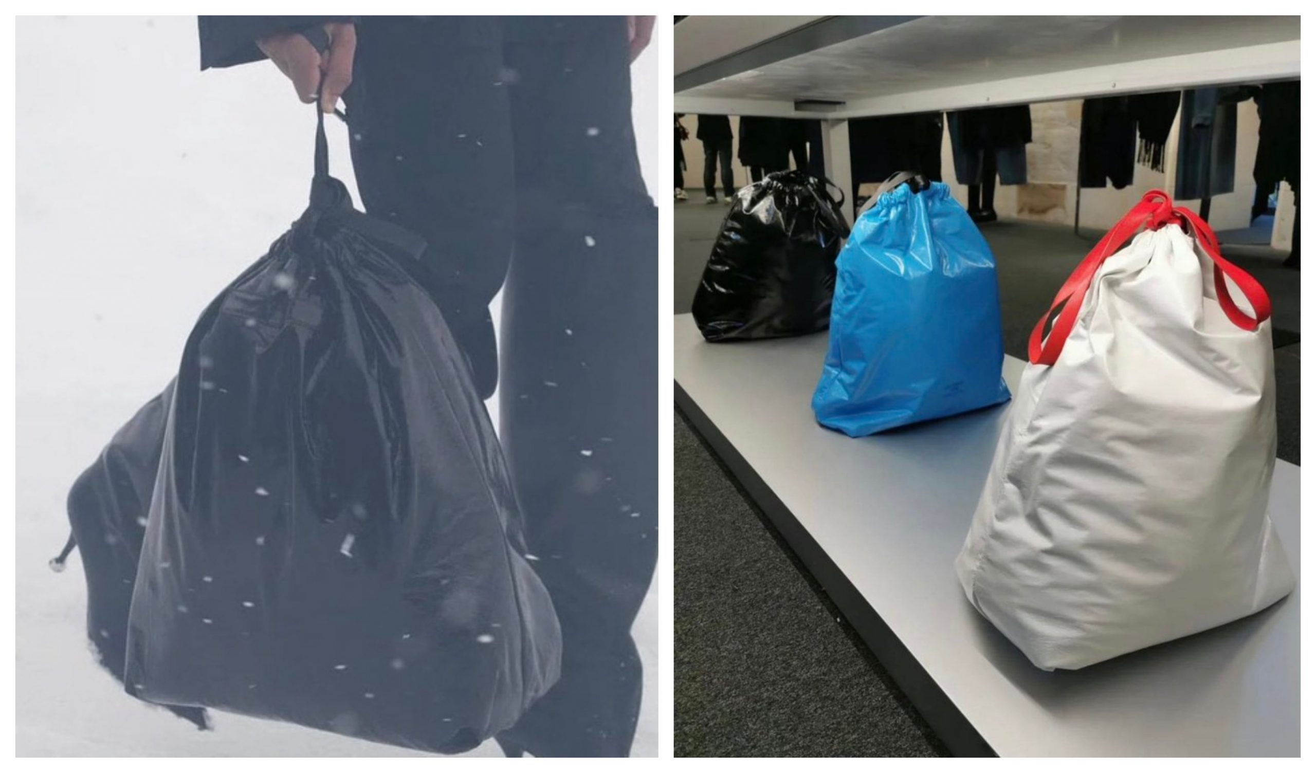 Balenciaga șochează din nou. După adidașii rupți, a apărut geanta în formă de sac de gunoi. Cât costă accesoriul