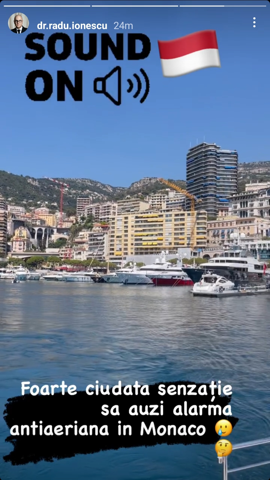 Alertă în Monaco! Se aud alarme antiaeriene peste tot