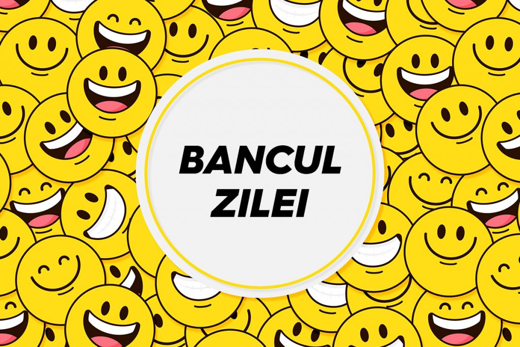 Bancul zilei / La o masă, într-un bar, stătea un nene care dădea pe gât pahar după pahar