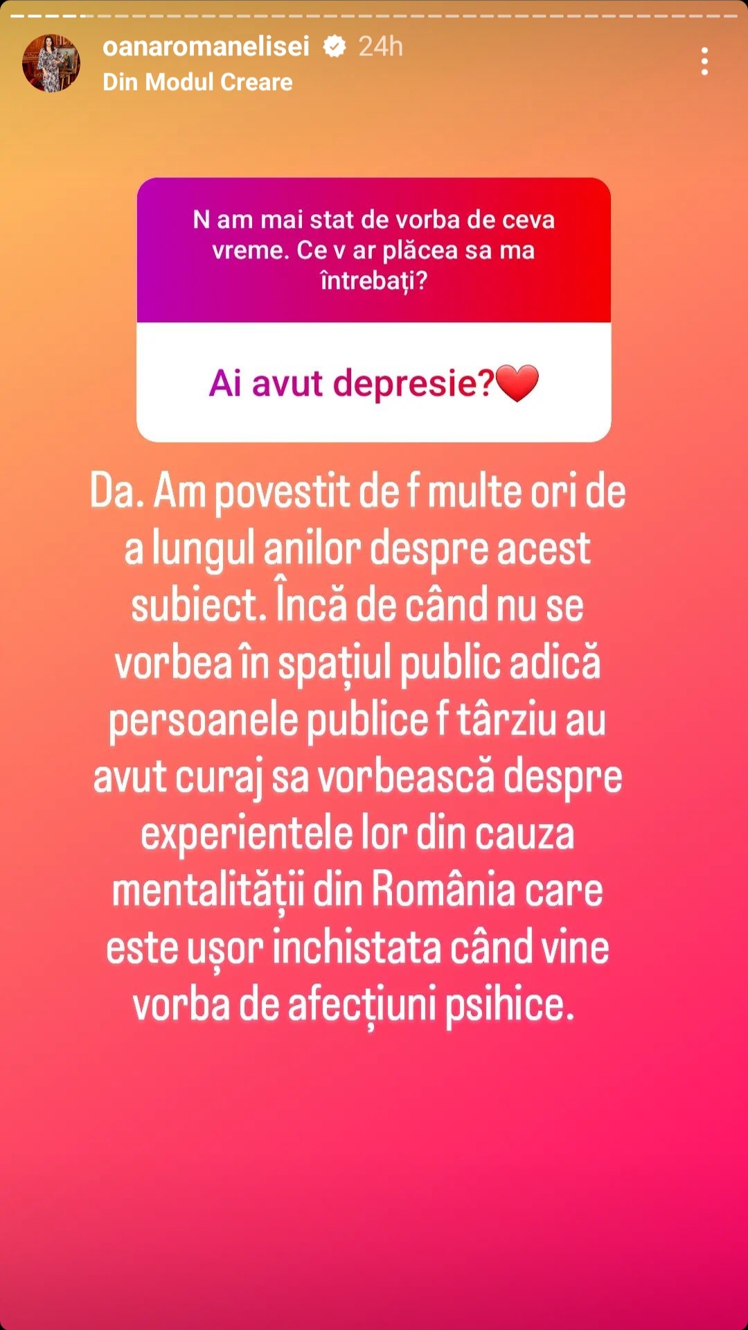 Oana Roman s-a luptat cu depresia. Cum a reușit vedeta să depășească boala secolului