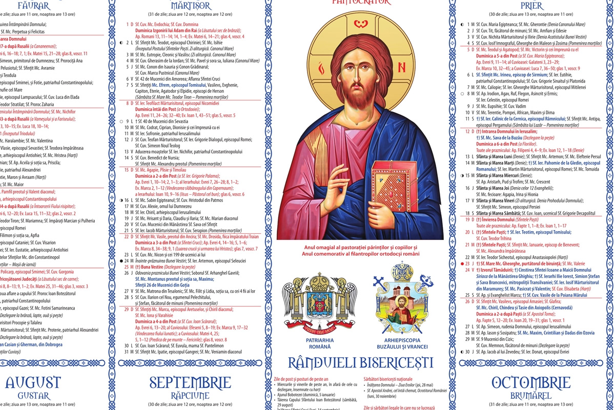 Calendar ortodox, joi, 19 ianuarie. Sfântul prăznuit în această zi