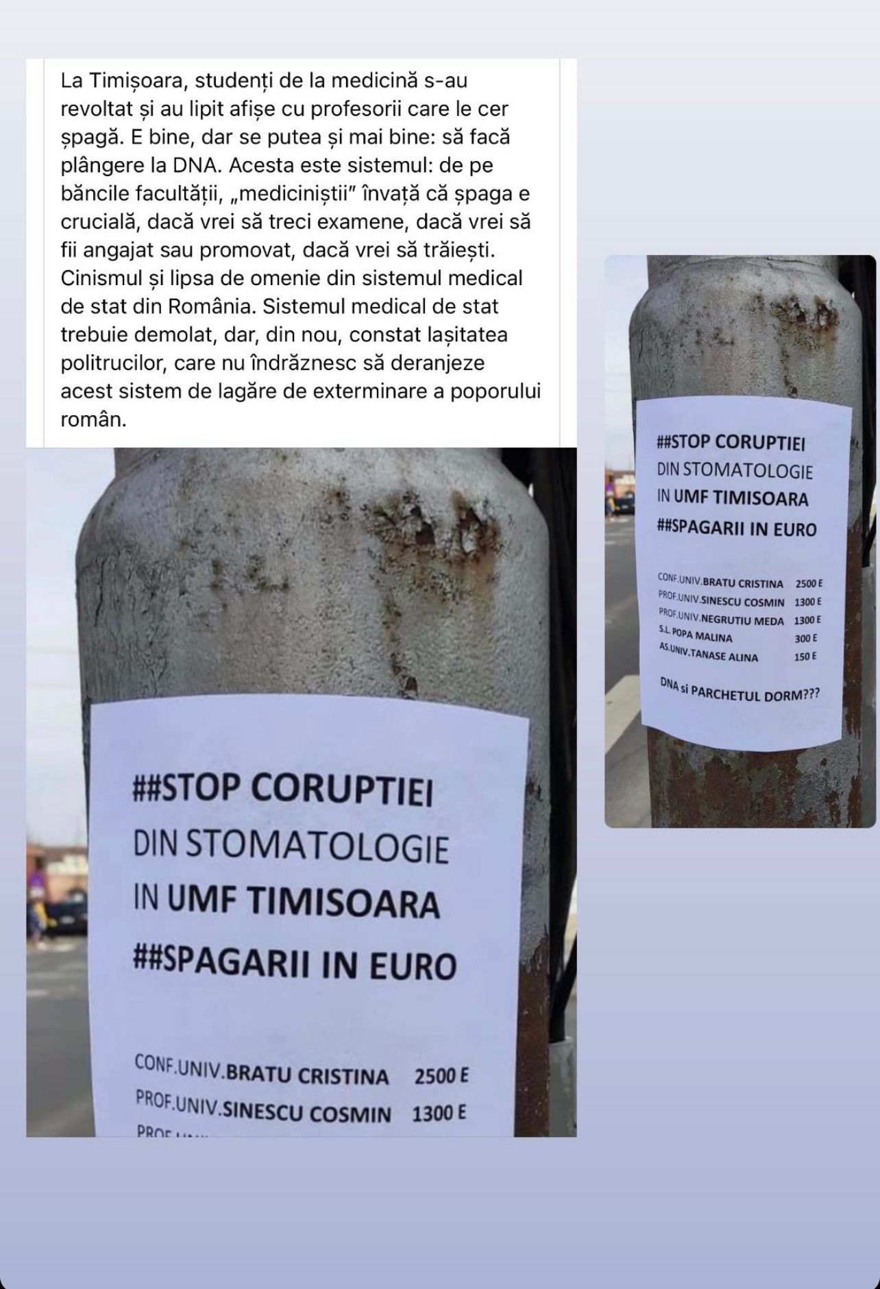 Cât mai e șpaga la Facultatea de Stomatologie. Studenții au publicat liste cu sumele exorbitante