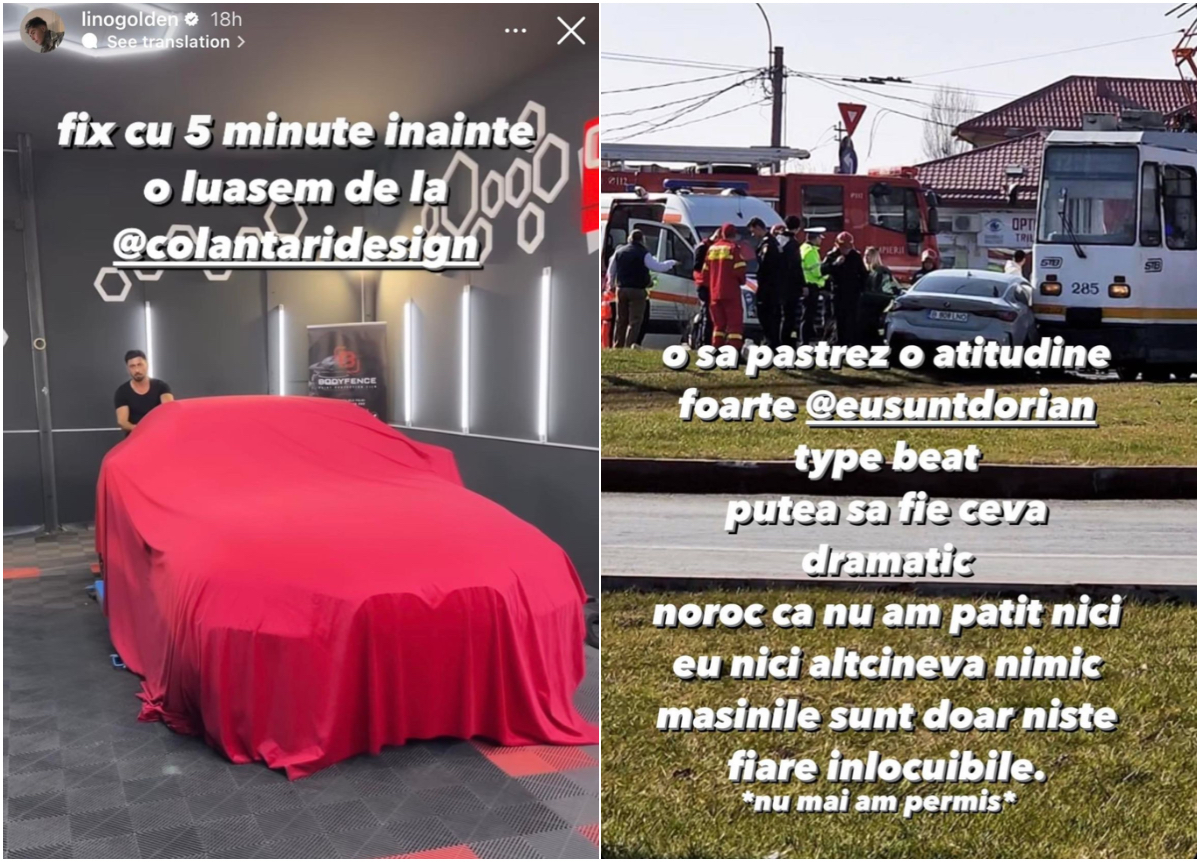 Ghinioanele se țin lanț de Lino Golden. Artistul a rămas fără permisul de conducere și este chemat în judecată