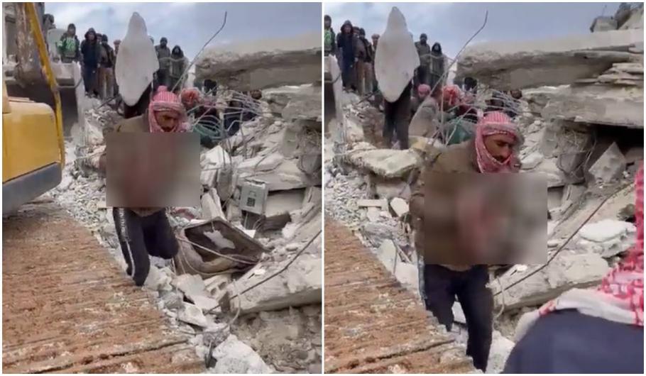 VIDEO Minunea descoperită sub dărâmături, în Siria. Echipele de salvare au rămas șocate