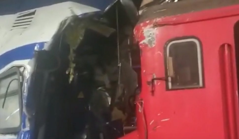 Accident feroviar grav în gara din Galați. Două persoane se află în stare gravă