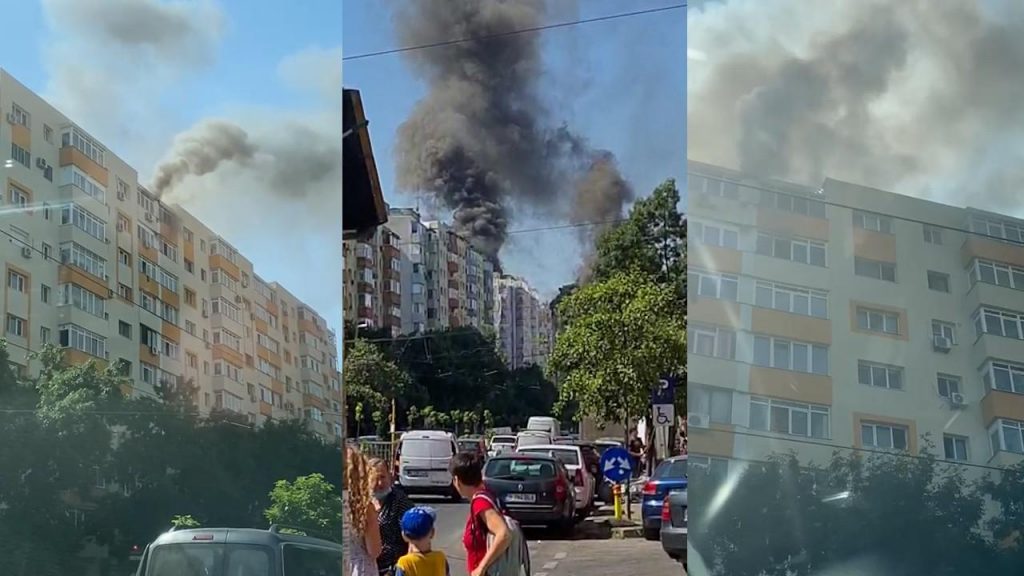 Incendiu puternic în Rahova! Au fost afectați 1.500 de metri pătrați