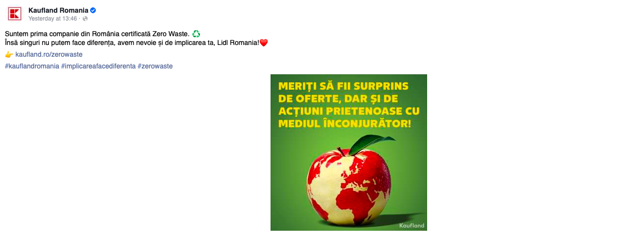 Bătălia supermarketurilor! Kaufland le-a aruncat mănușa celor de la Lidl. Provocarea directă lansată pe Facebook
