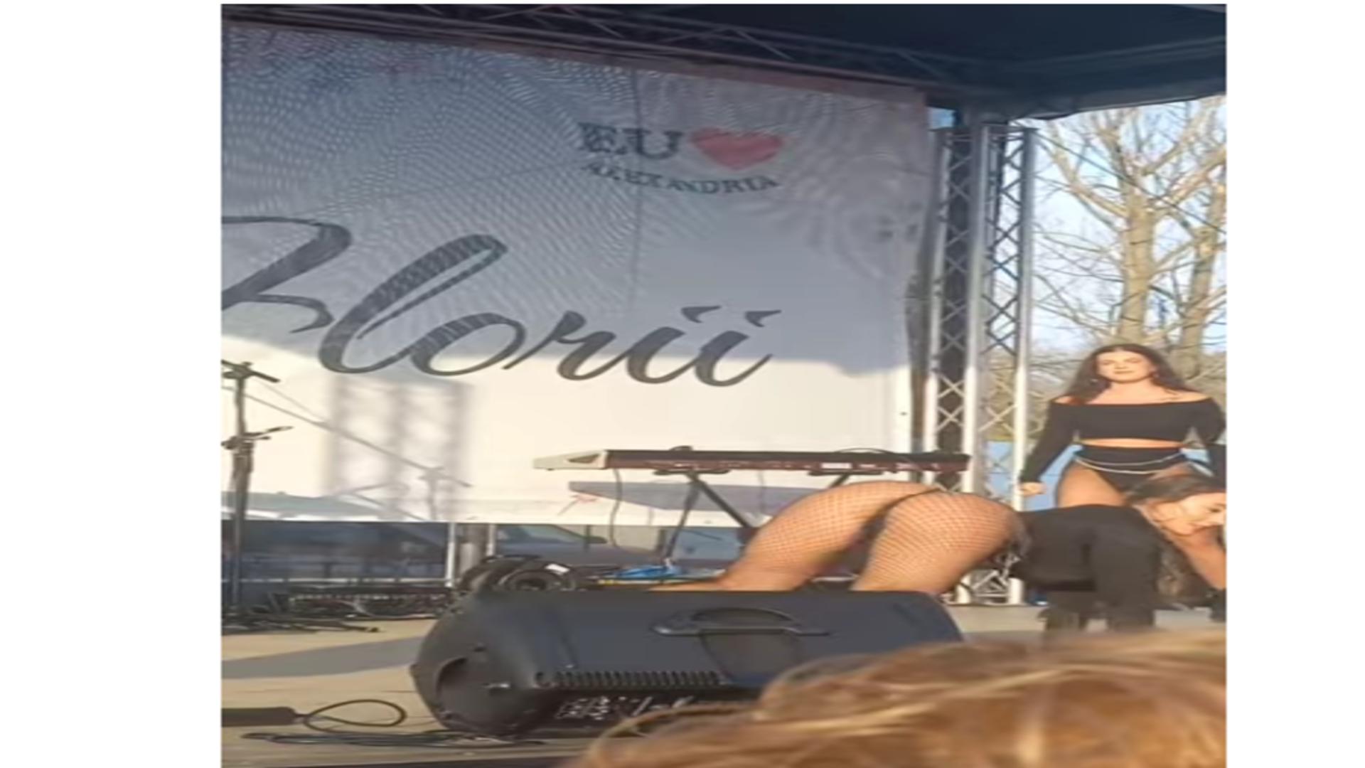 Imagini controversate de la un spectacol din Teleorman. Sute de copii au asistat la un dans lasciv de Florii