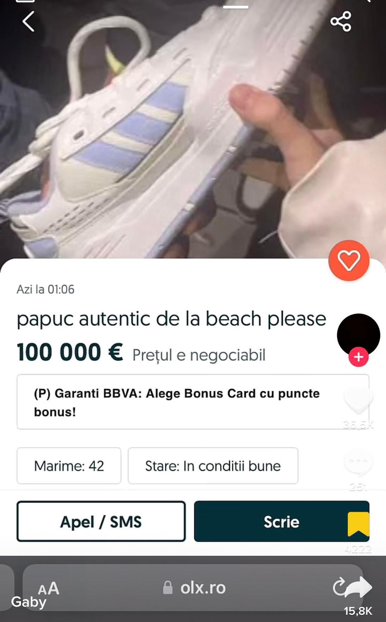 Adidașii lui Tekashi 6ix9ine au ajuns pe OLX. Rapperul american și-a aruncat încălțămintea în public, la Costinești