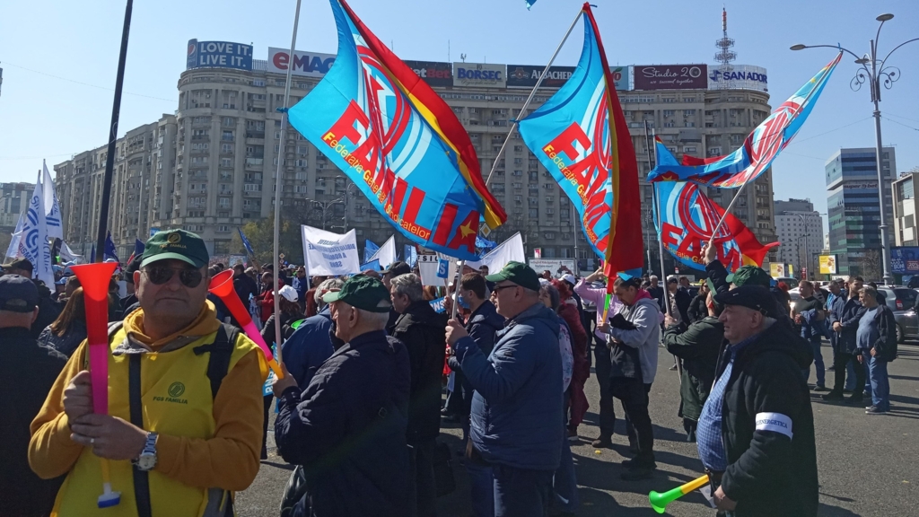 Angajații din construcții protestează azi, în Capitală. „Tragem la răspundere un Guvern mincinos”