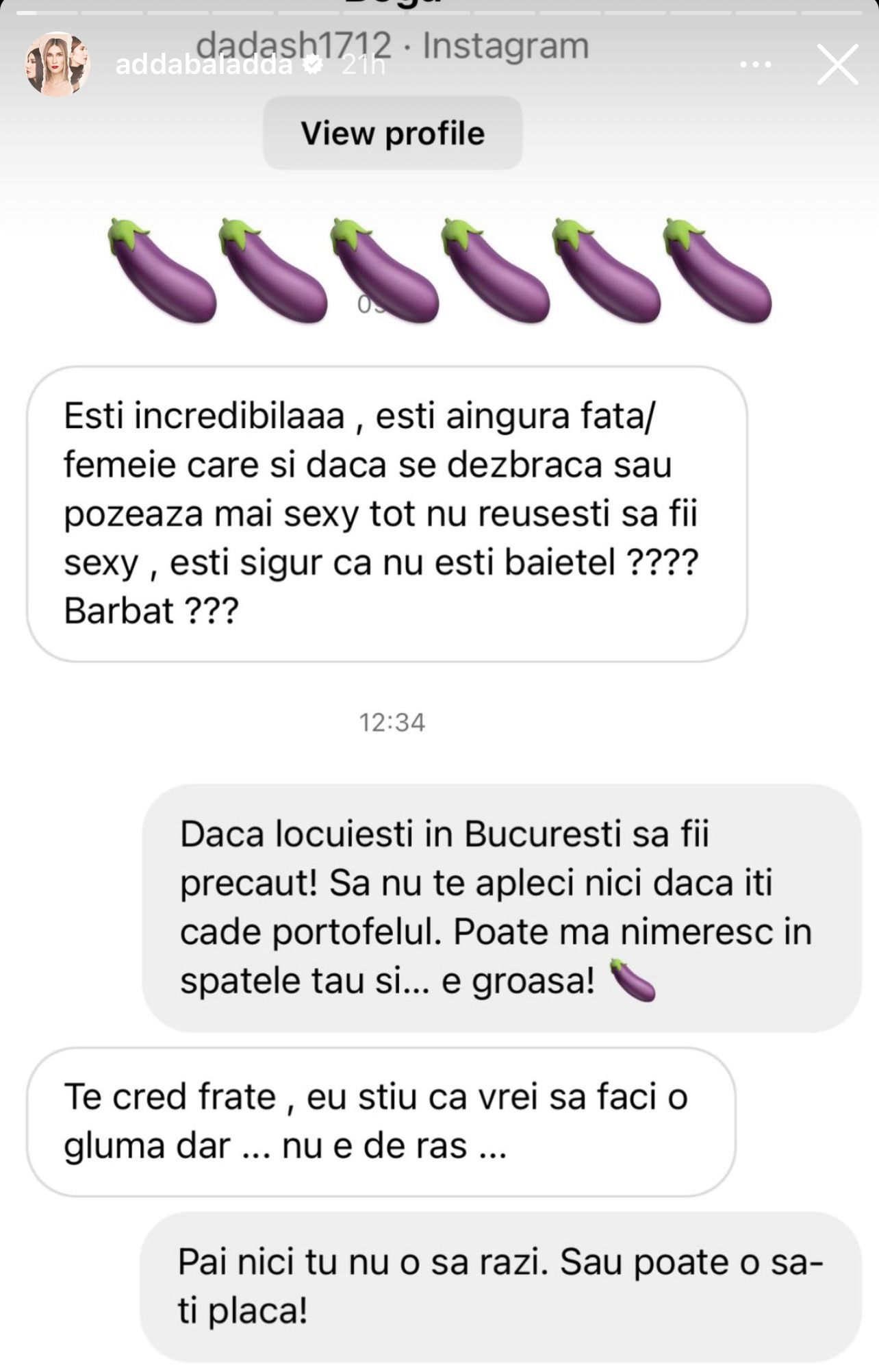 „Ești sigură că nu ești băiețel?” Cum a reacționat Adda la criticile din online care o acuză că nu este o femei sexy