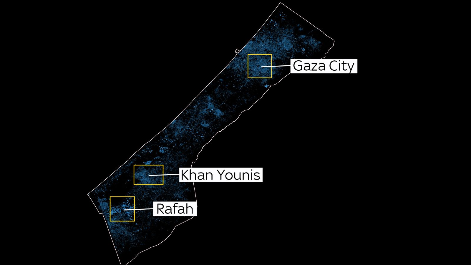 Imagini uimitoare din satelit. Cum arată Fâșia Gaza, înainte și după atacurile israelienilor