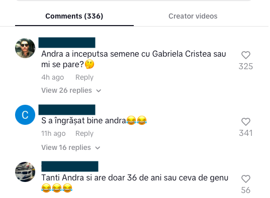 Andra, comparată de fani cu Gabriela Cristea. Kilogramele în plus ale artistei a atras atenția tuturor