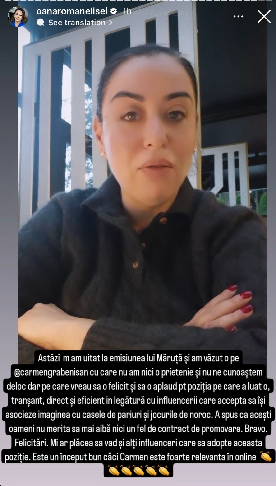 Oana Roman, părere sinceră despre influencera Carmen Grebenișan. „Nu am nicio legătură cu ea, dar... ”