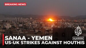 VIDEO!!! SUA și Marea Britanie Atacă Yemen cu drone si avioane: Semnal de Alarmă pentru un Nou Război După Ucraina și Israel?